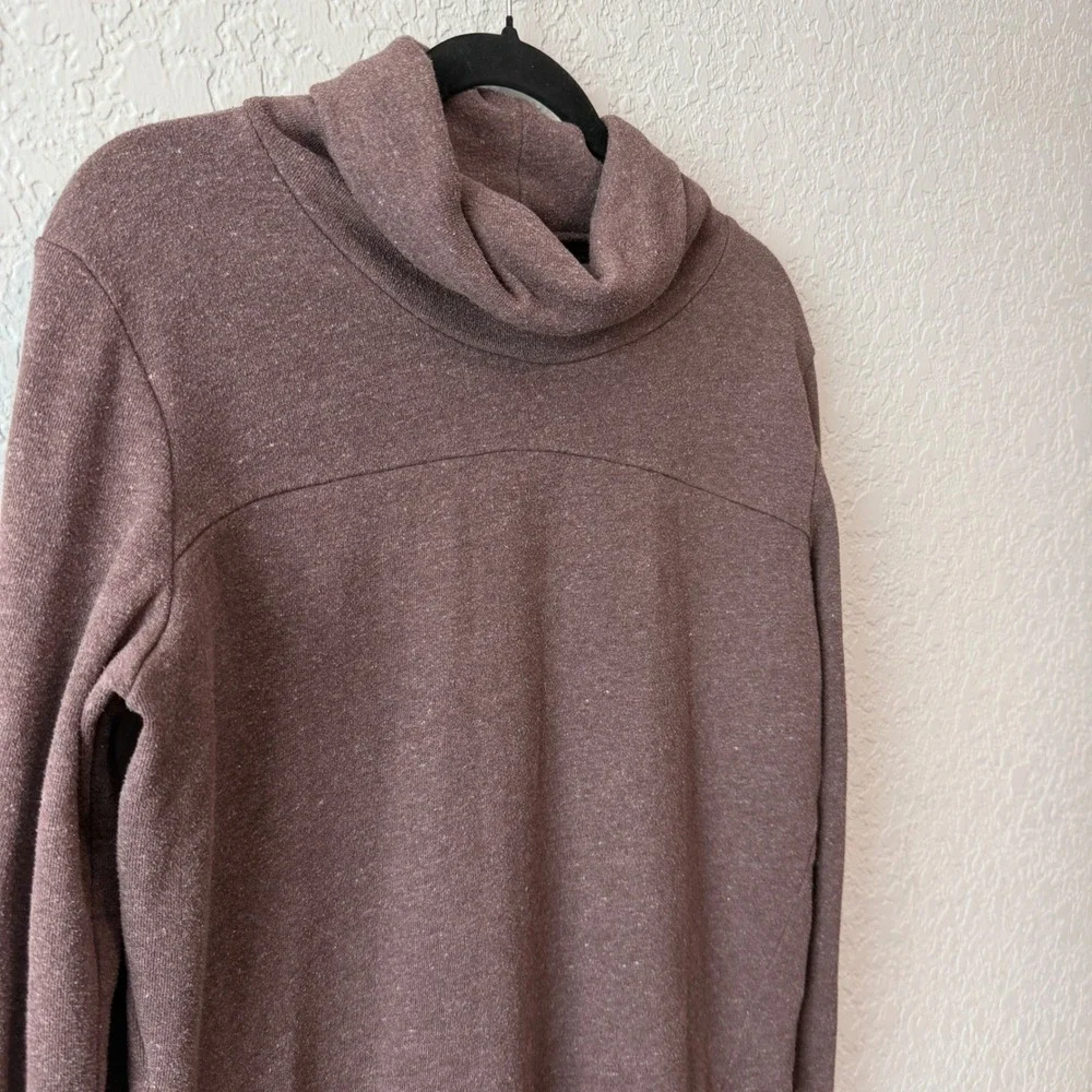 Alo Yoga Haze Pullover Sweatshirt Medium Purple Mauve Cowl Neck Athleisure